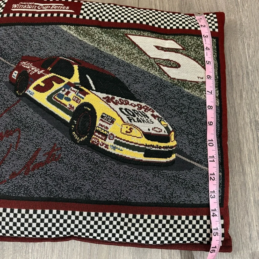 Vtg Terry Labonte Kellogg’s Nascar Tapestry Pillow 16x16 Needlepoint Winston Cup